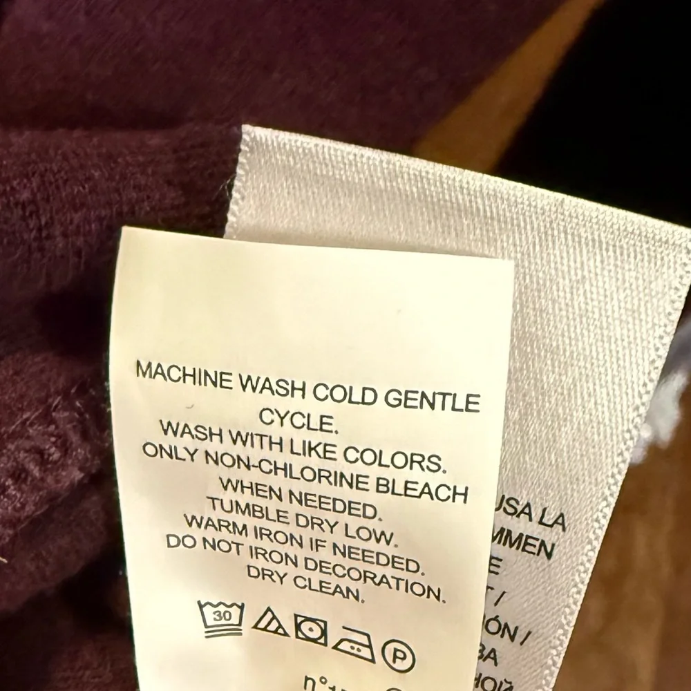 ⸻  Polo Ralph Lauren Quarter Zip Burgundy Pullover XXL